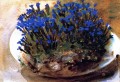 青いリンドウ ジョン・シンガー・サージェント 印象派の花